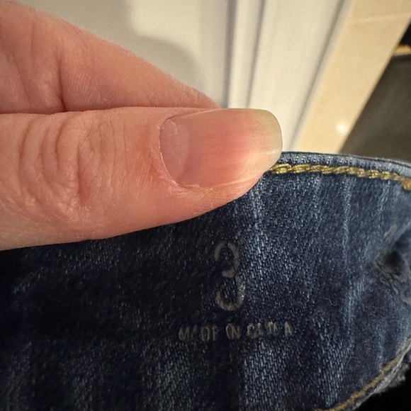 SO juniors skinny jeans, blue, size 3 - Picture 8 of 9